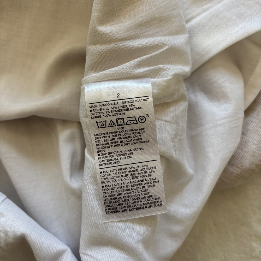 Banana Republic Linen-Blend Button Midi Dress - Picture 5 of 10